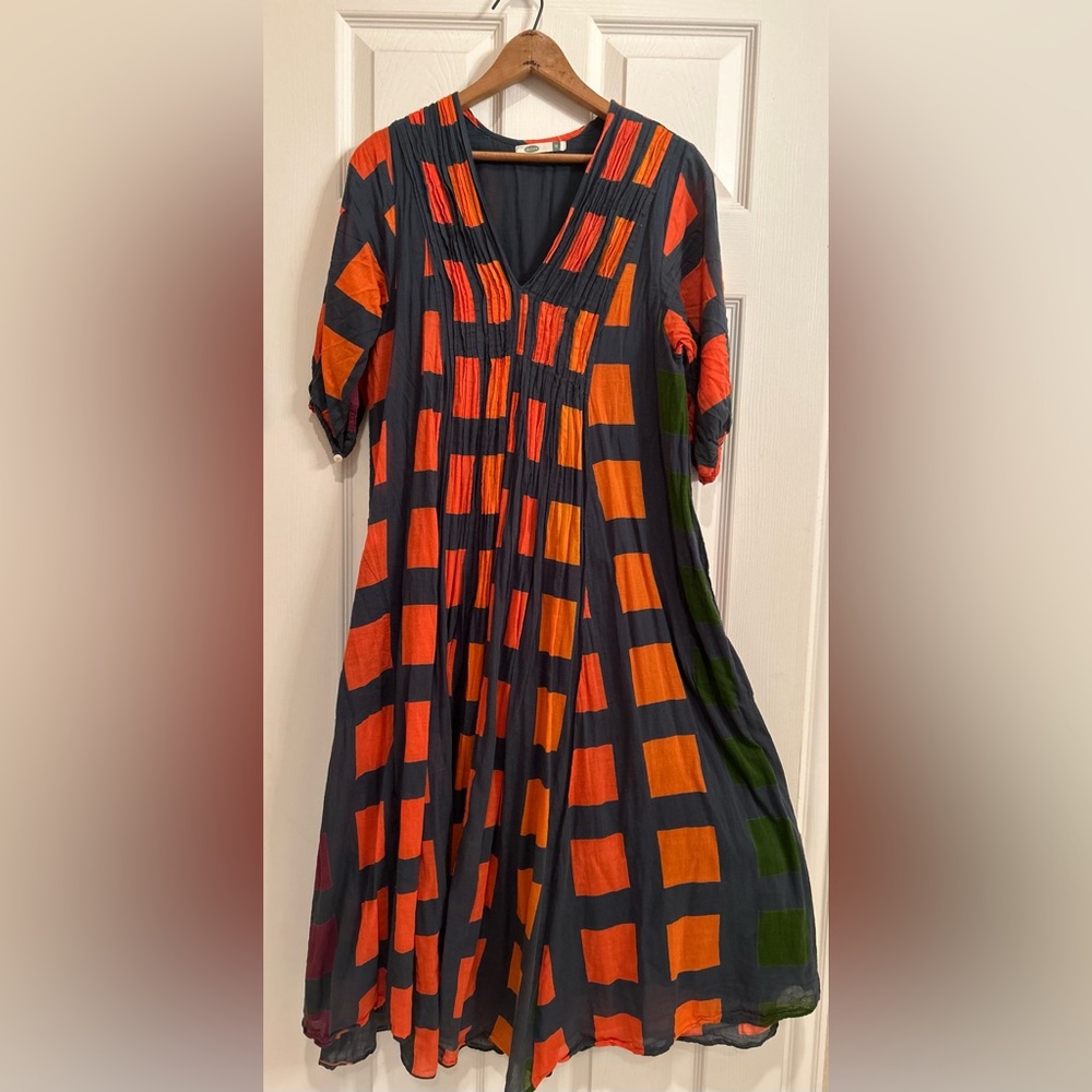 Dolma 100% Cotton Dress. Size Medium.